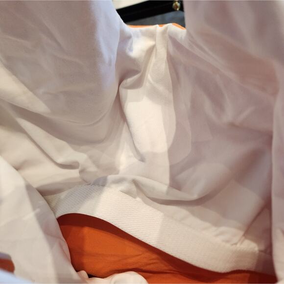 Vintage 90's Workout Top Tangerine Orange Racer Back Retro Top Women's Size XL - Picture 9 of 9